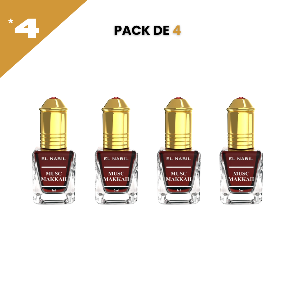 el Nabil - Musc Makkah - Parfum Concentré Sans Alcool 12*5ml