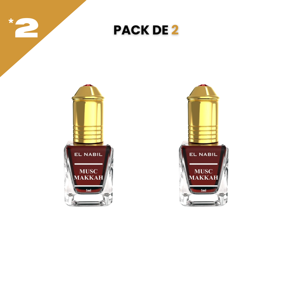 el Nabil - Musc Makkah - Parfum Concentré Sans Alcool 12*5ml