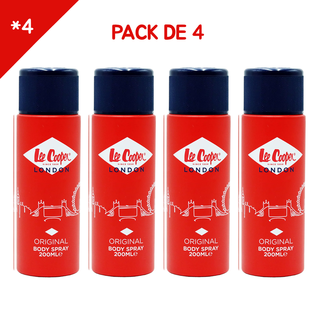 Lee Cooper - London Original - Déodorant Spray pour Homme