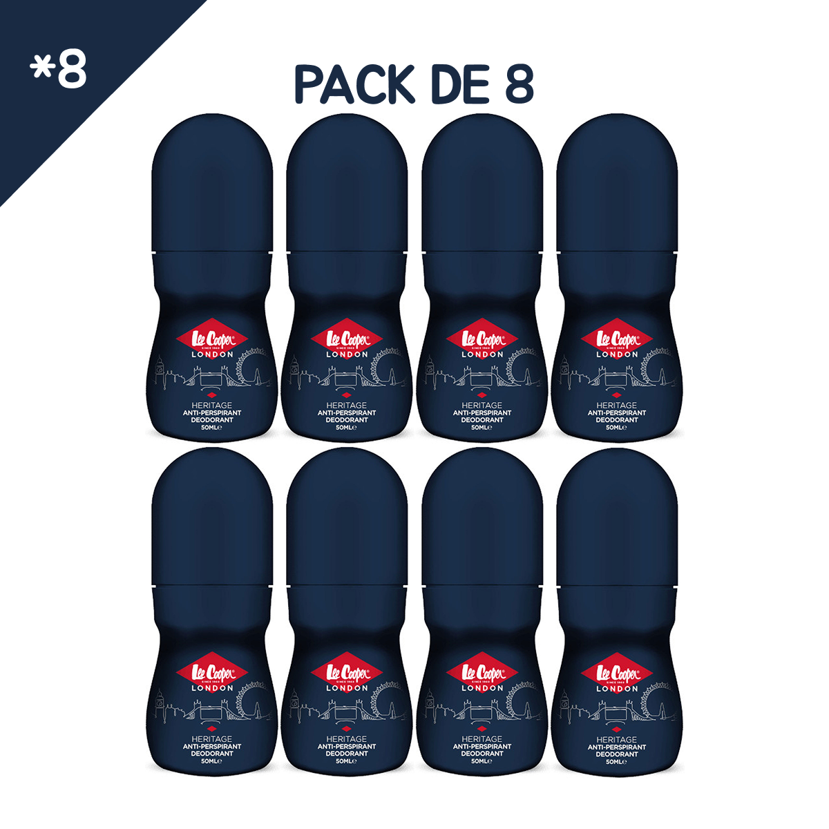 Lee Cooper - Heritage - Déodorant Roll-On Anti-Transpirant
