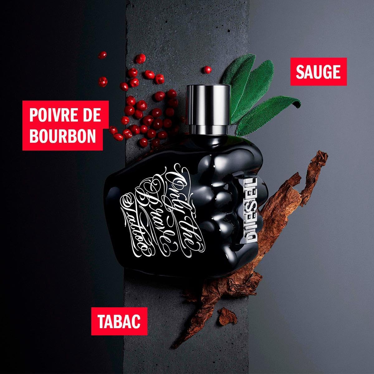 Parfums Only The Brave Tattoo de la marque Diesel pour homme 125 ml