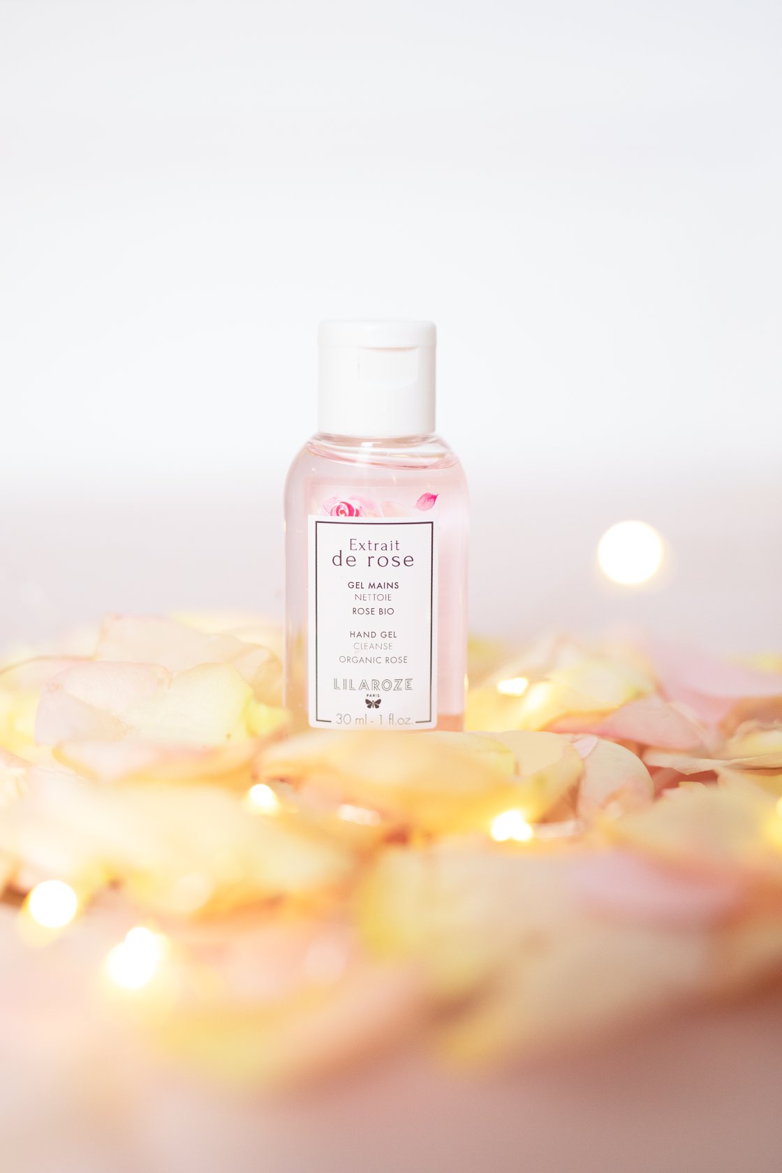 Lilaroze Paris - Gel Mains Nettoyant Extrait de Rose