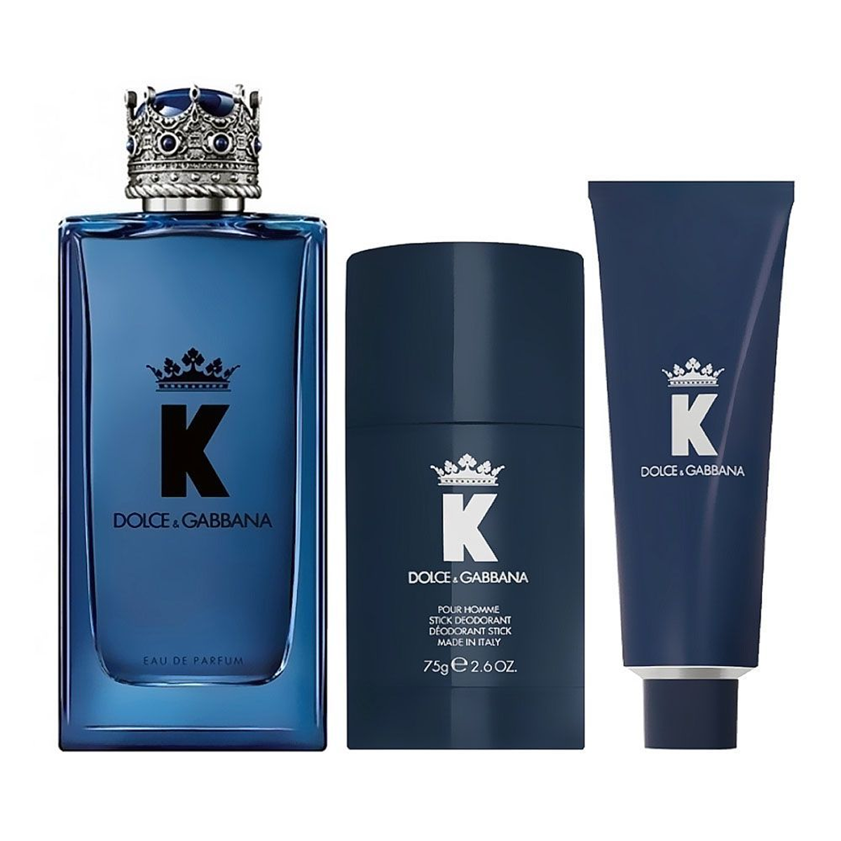 Dolce & Gabbana - Coffret K - Lot de Parfum , Déodorant et Gel Douche