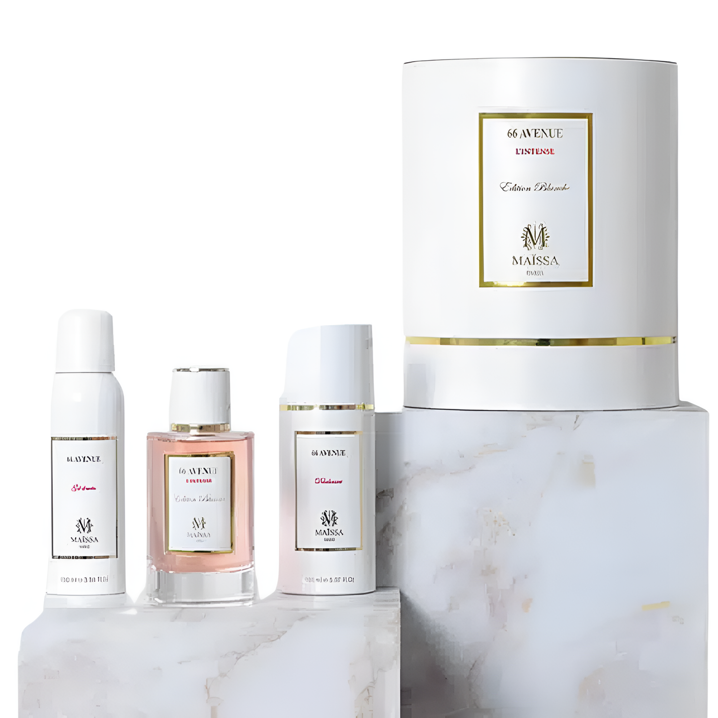 Maïssa - Coffret 66 AVENUE - Eau de Parfum 100ml + Déodorant 150ml + Gel Douche 100ml
