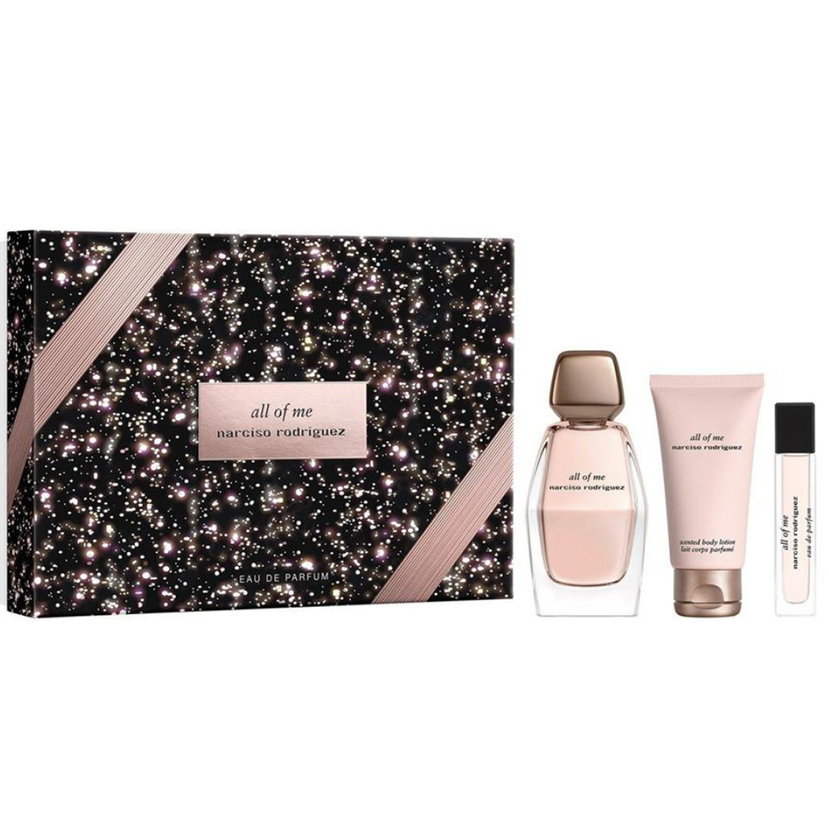 Narciso Rodriguez - All Of Me - Coffret pour femme Eau de Parfum 90 ml + Gel Douche 50 ml + Lait Corporelle 50 ml