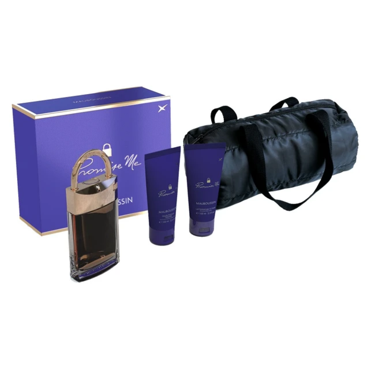 Mauboussin - Promise Me - Coffret Eau de Parfum, Lotion Corporel, Gel Douche & Sac