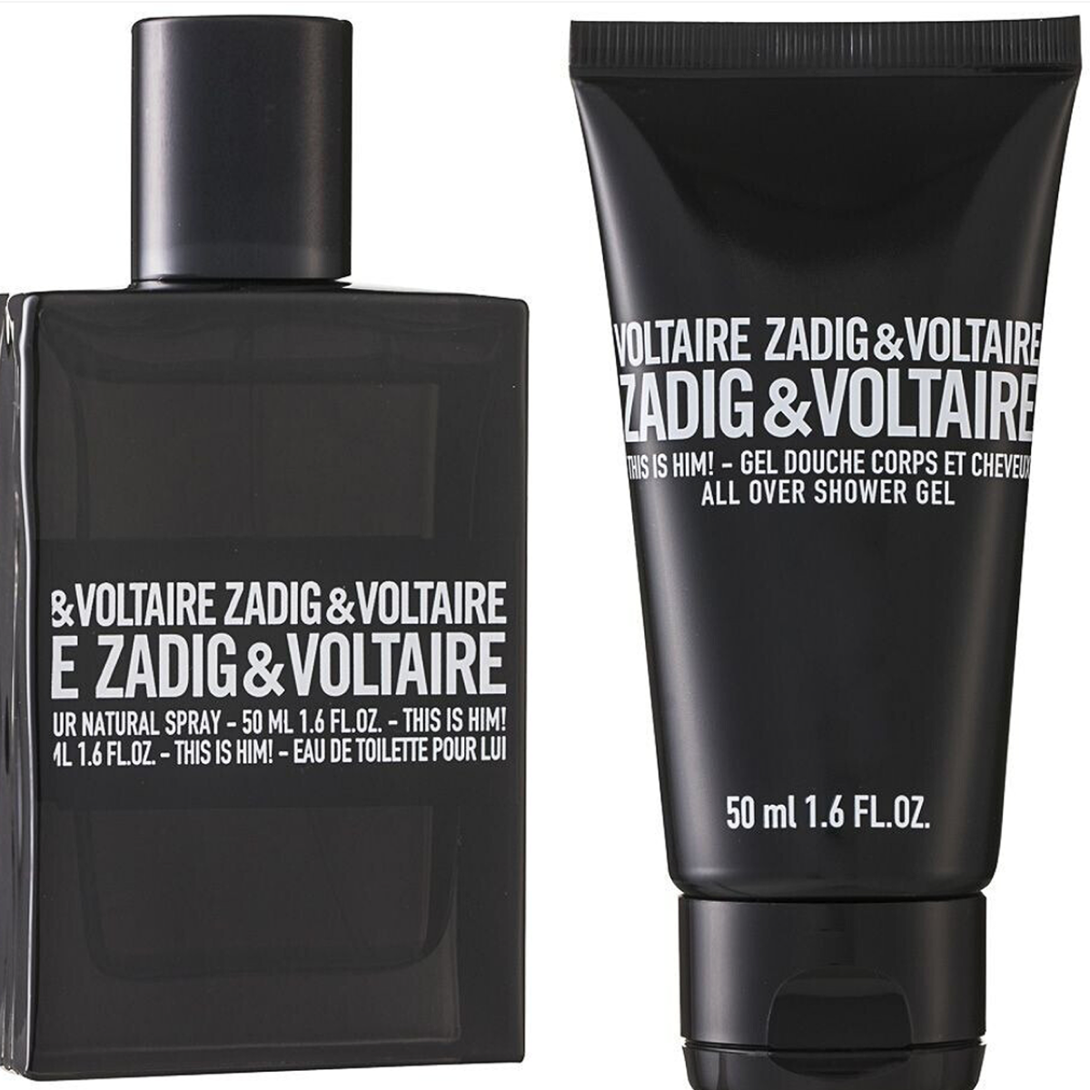 Zadig & Voltaire - This Is Him! - Coffret pour homme Eau de Toilette 50 ml + Gel Douche 50 ml