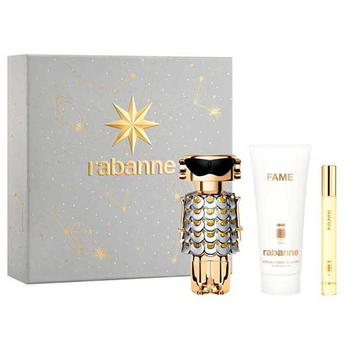 Paco Rabanne - Fame - Eau de Perfume 80ml + Lait de corps 100ml + Edp 10ml
