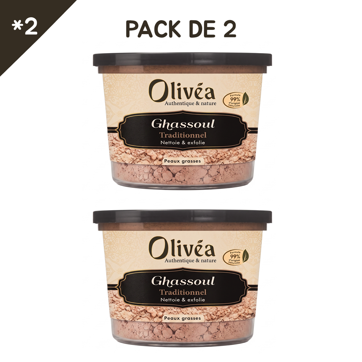 Olivéa - Ghassoul Traditionnel 100% D'origine