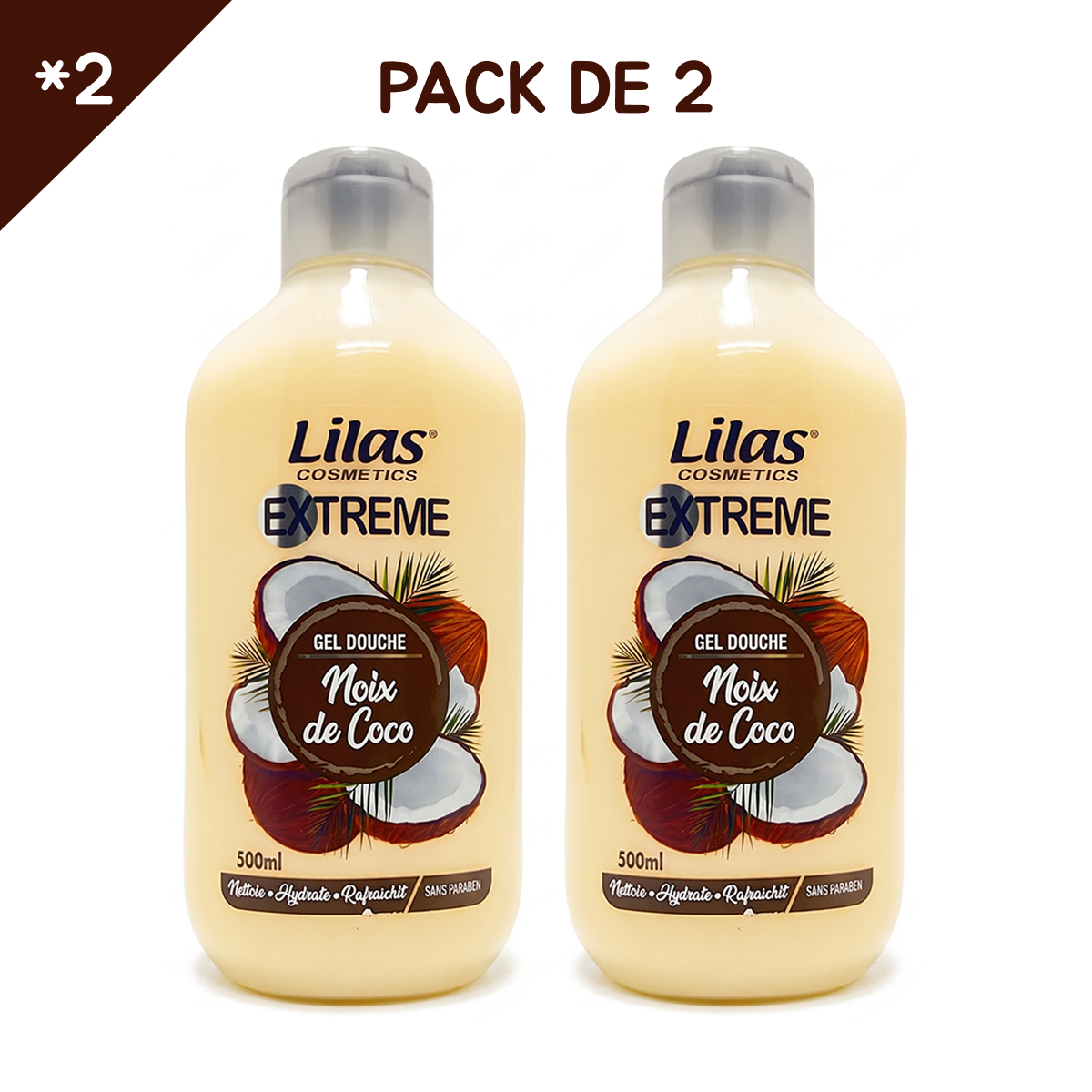 Lilas - Noix de Coco - Gel Douche Extreme