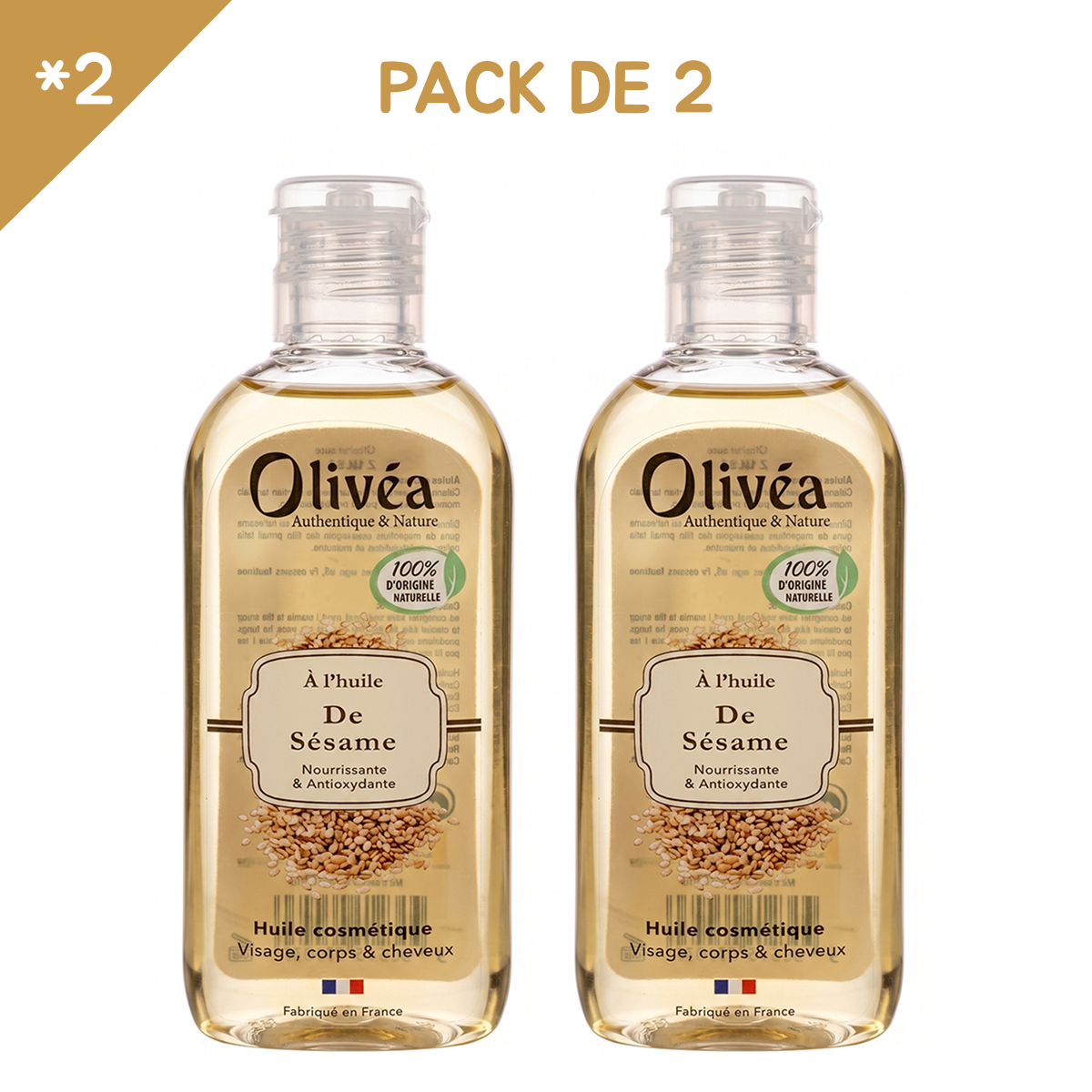 Olivéa - Huile de Sésame - Huile Nourissante & Antioxydante