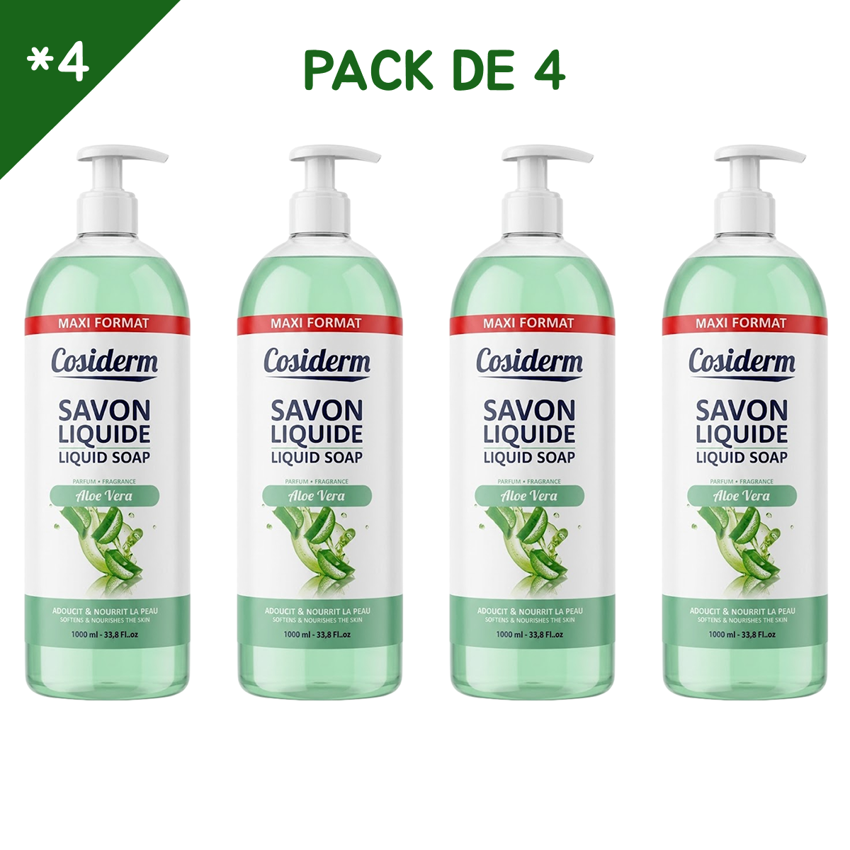 Cosiderm - Aloe Vera - Savon Liquide Maxi Format