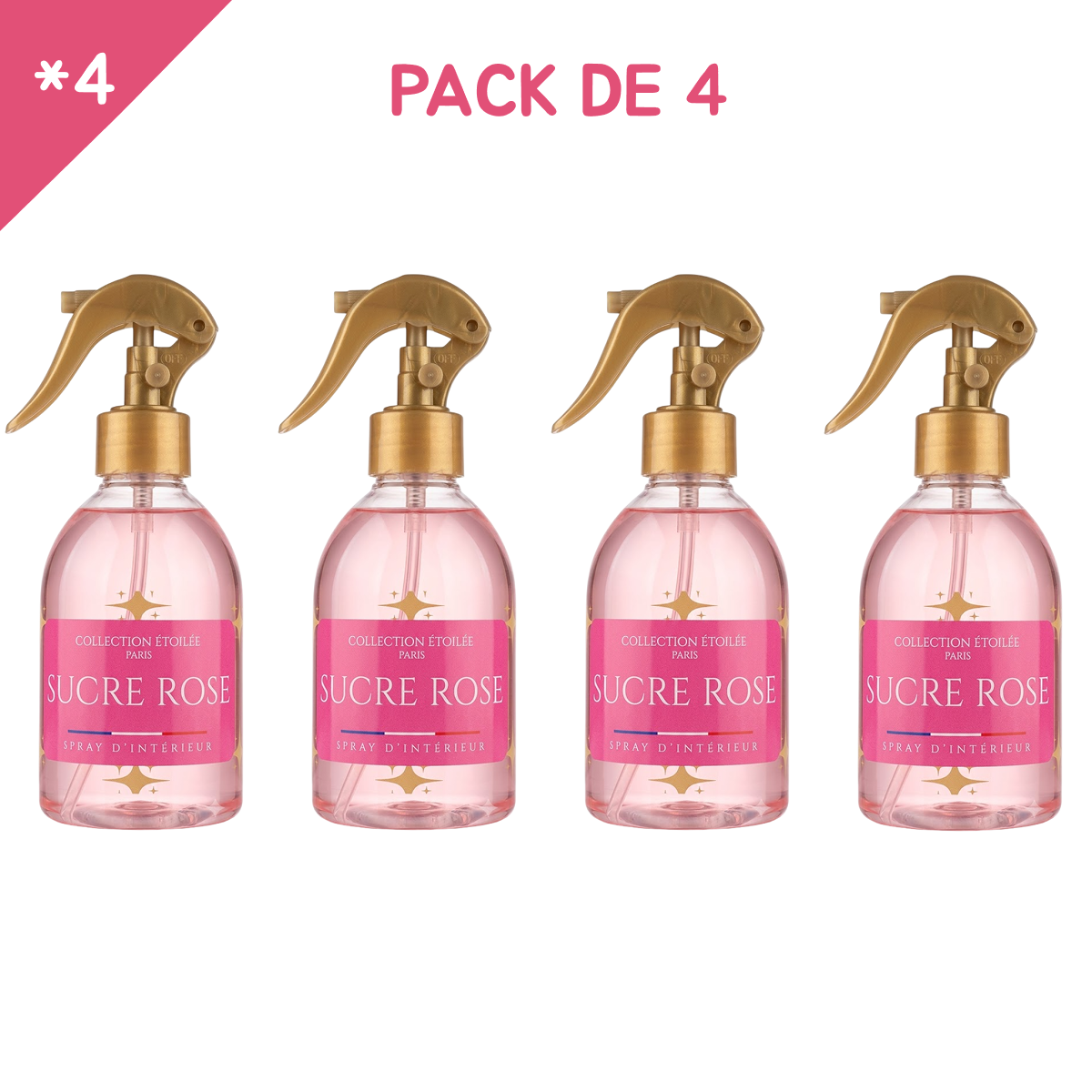 Collection Étoilée - Sucre Rose - Spray d'Intérieur
