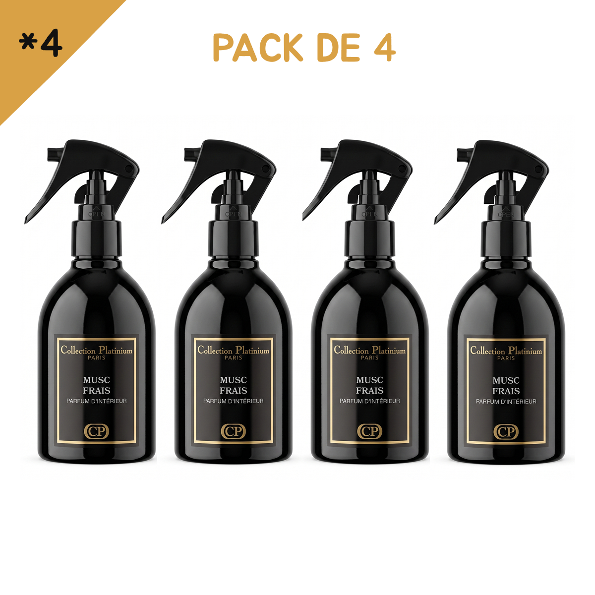 Collection Platinium - Musc Frais - Spray D'Interieur Parfum D'ambiance