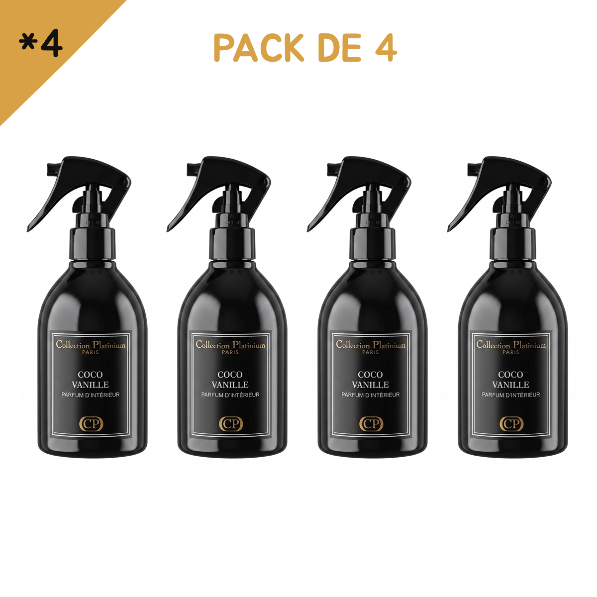 Collection Platinium - Coco Vanille - Spray D'Intérieur Parfum D'ambiance