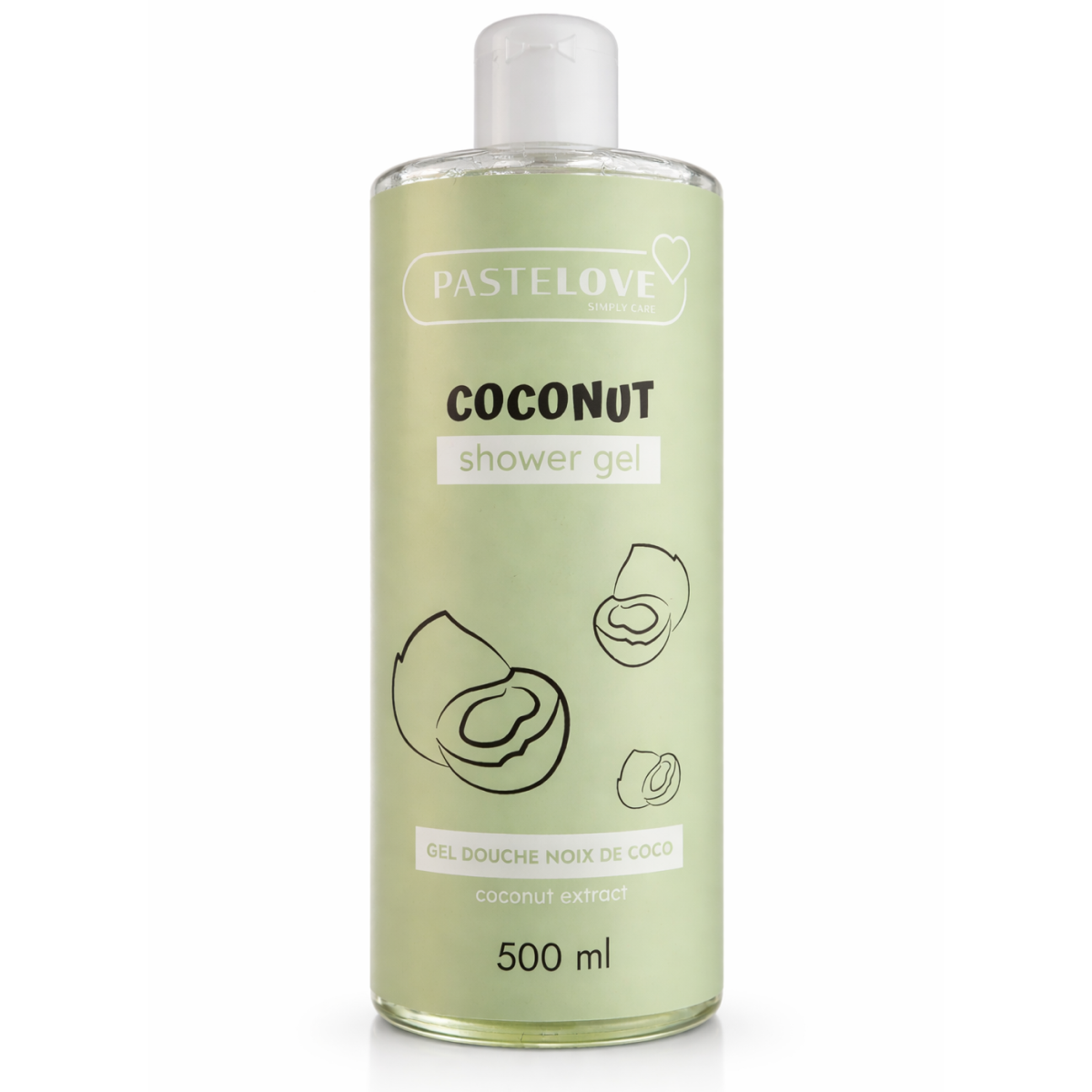 Pastelove - Coconut - Gel Douche Noix de Coco