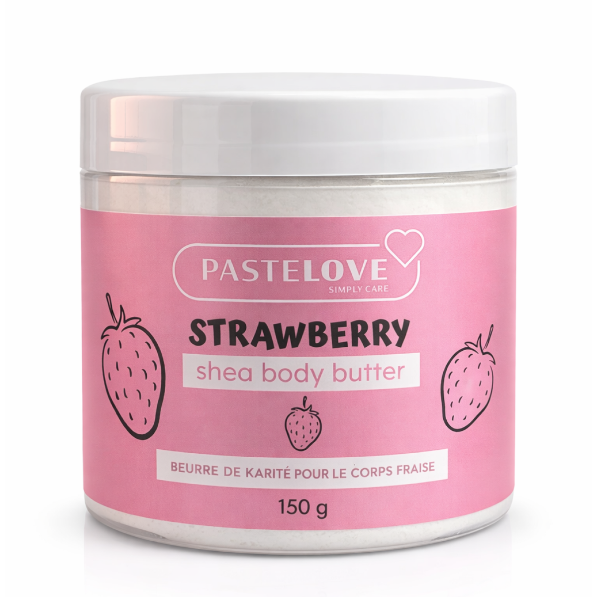 Pastelove - Strawberry - Beurre de Karité pour Le Corps