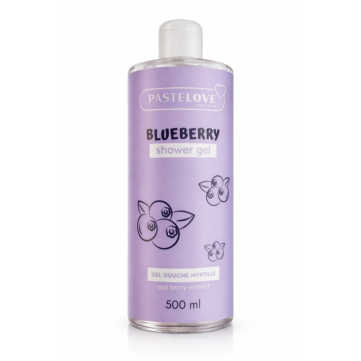 Pastelove - Blueberry - Gel douche Myrtille