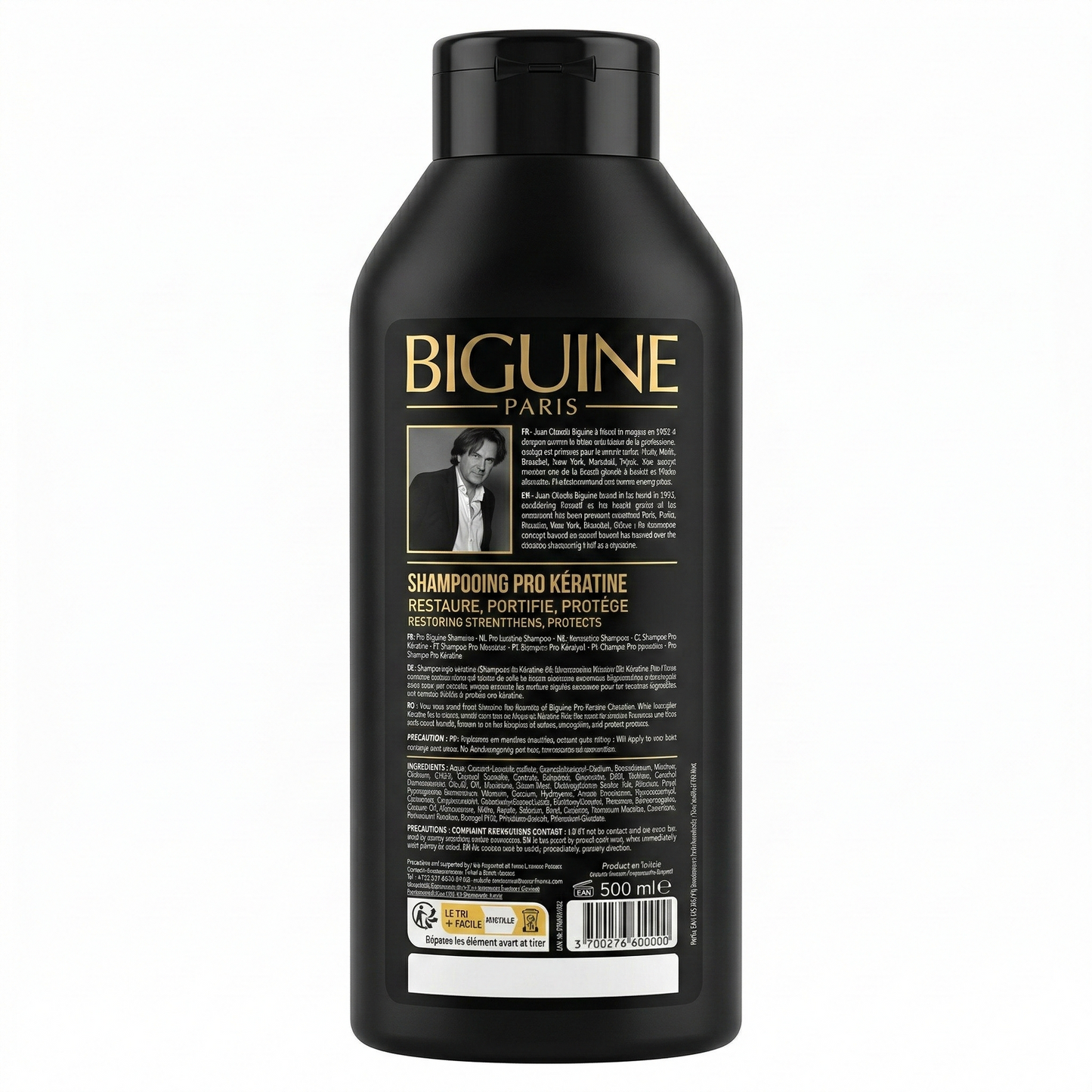 Biguine Paris - Pro Kératine - Shampooing Cheveux Secs Affaiblis