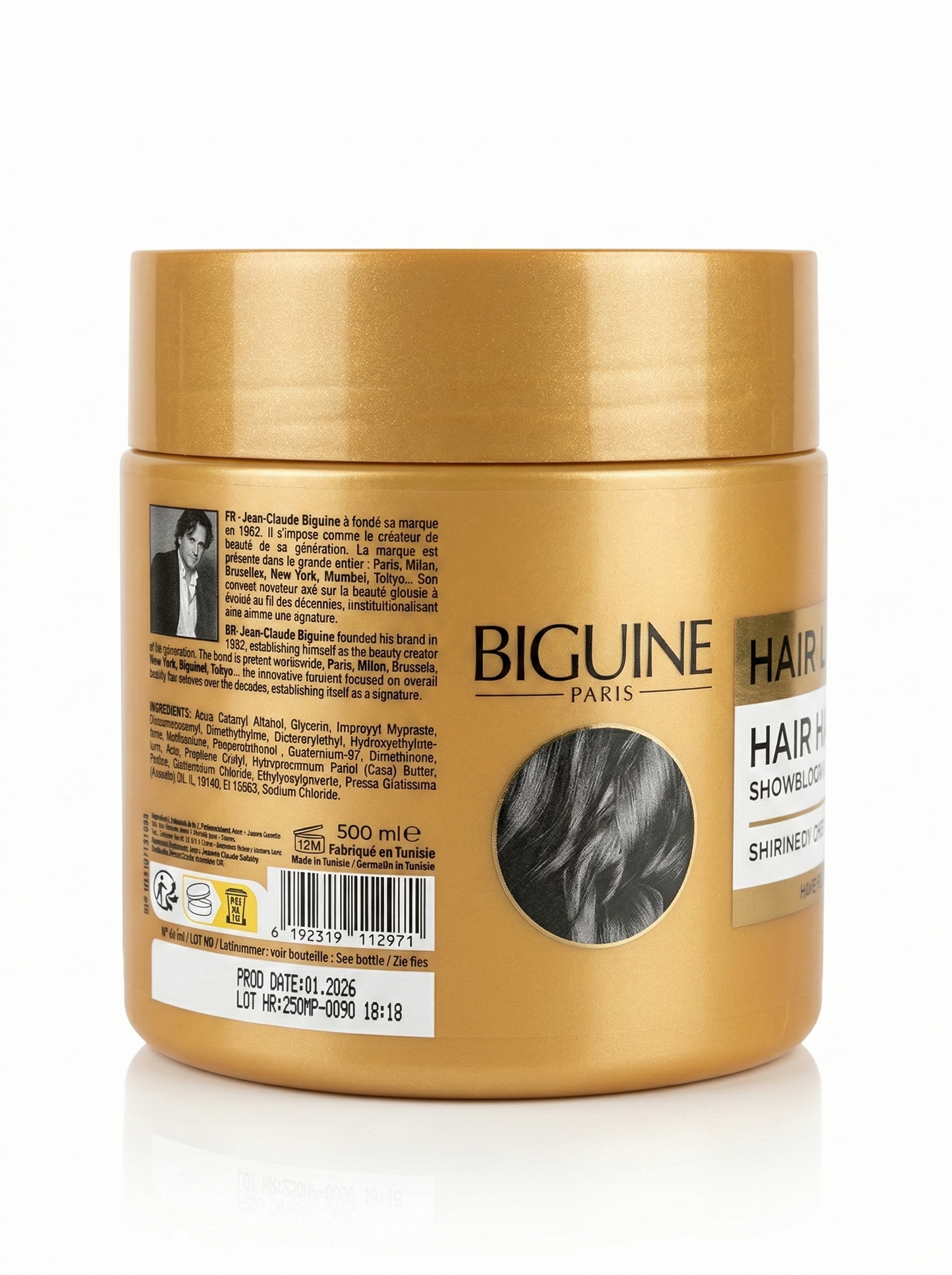 Biguine - Pro reparation - masque cheveux secs et cassants enrichie à l'avocat