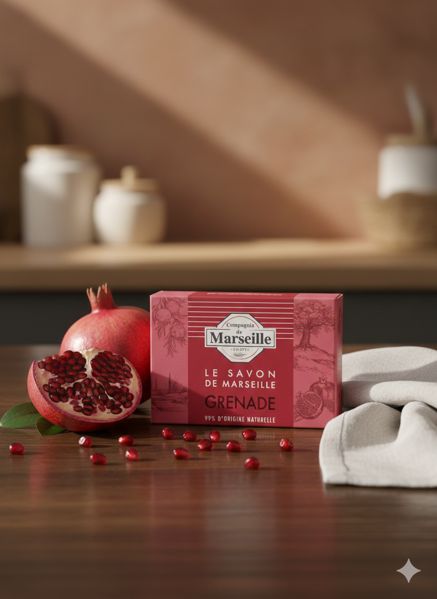 Compagnie de Marseille - Grenade - Savon de Marseille 99% d'Origine Naturelle