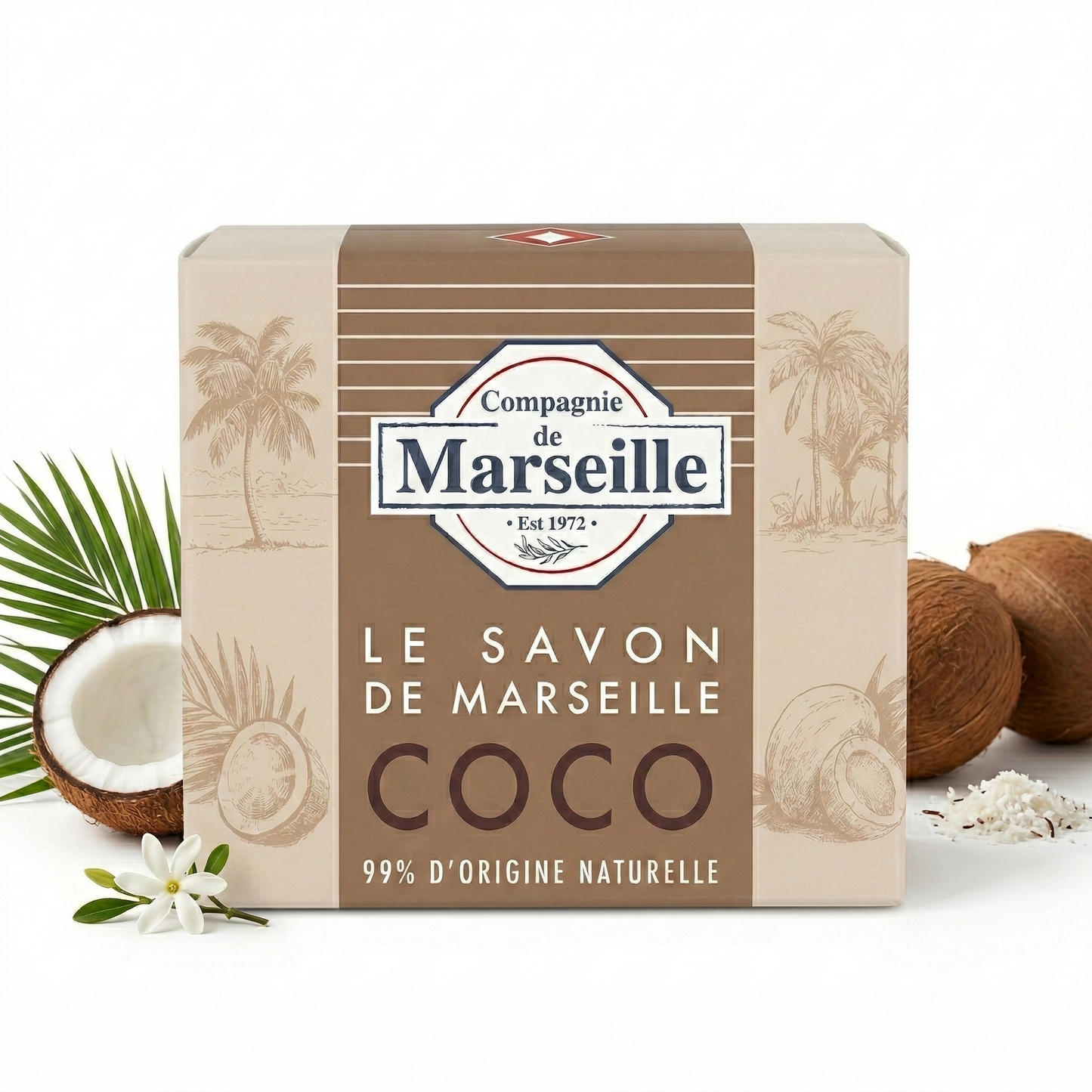 Compagnie de Marseille - Coco - Savon de Marseille 99% d'Origine Naturelle