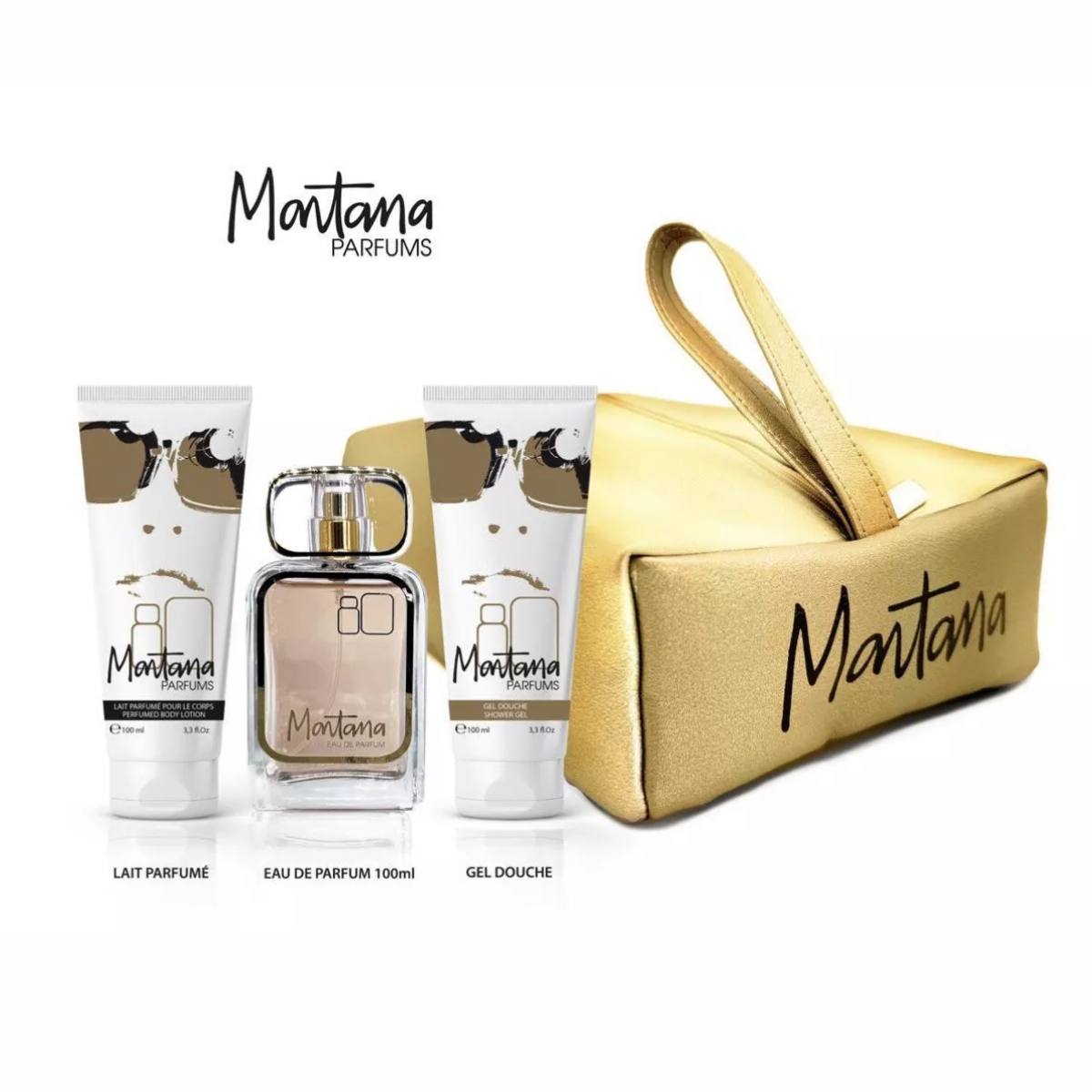 MontanaCoffret Montana 100ml+Lait 100ml+Gel 100ml