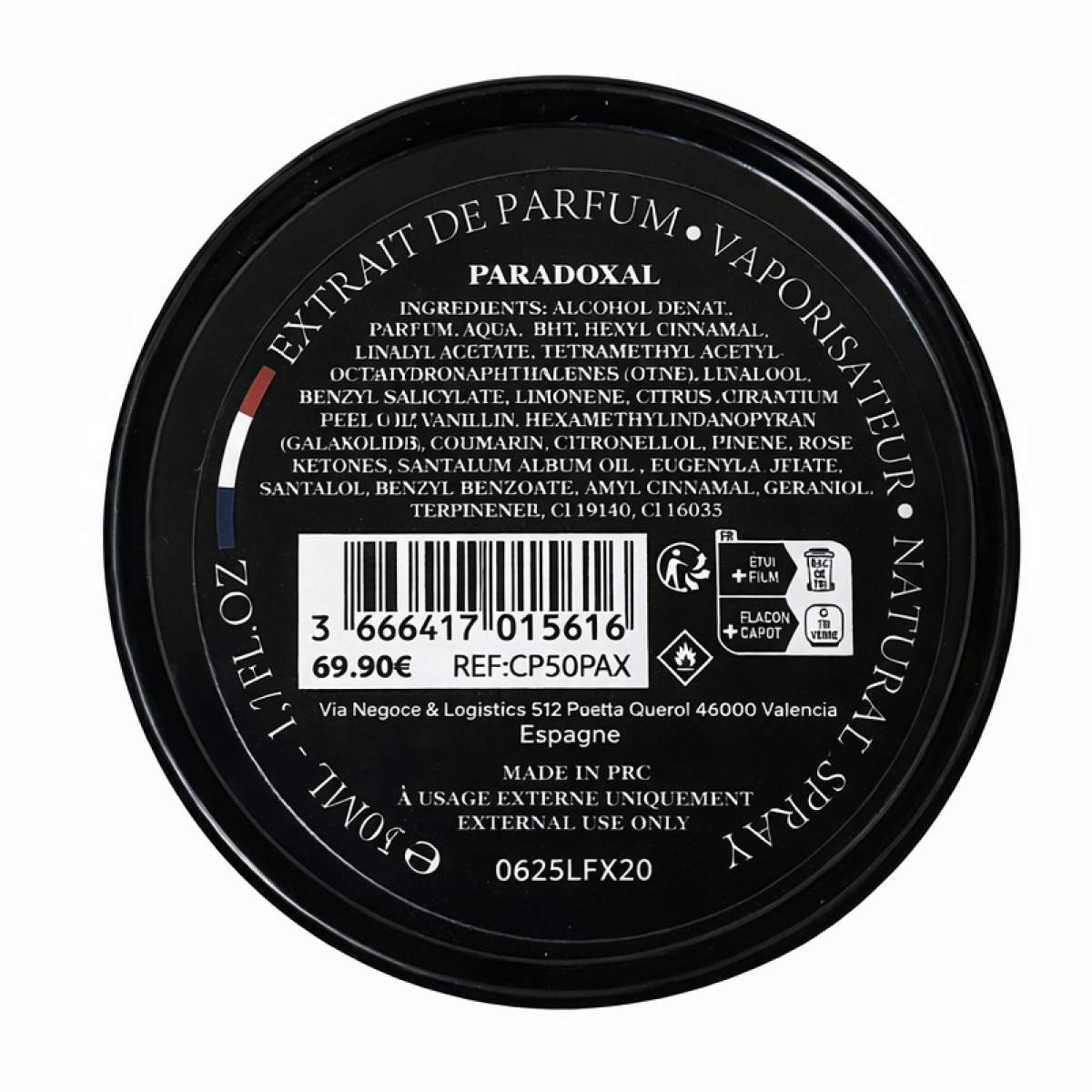 Collection Privée - Paradoxal - Extrait de Parfum