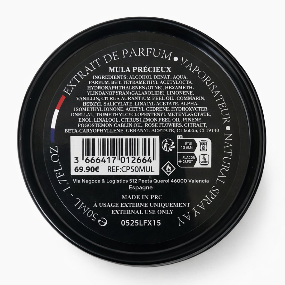 Collection Privée- Mula Précieux - Extrait de Parfum