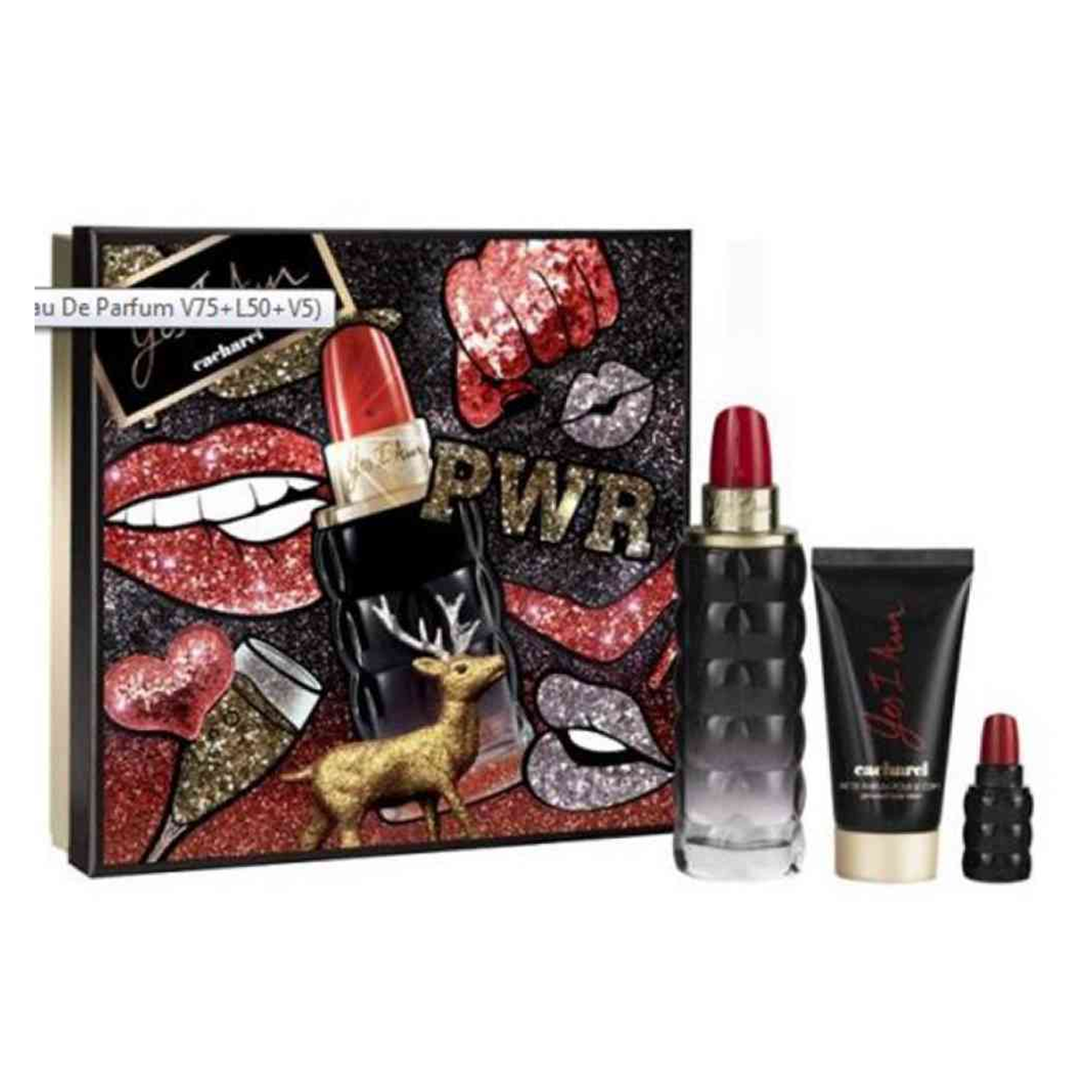 Cacharel - Yes I Am - Coffret Eau de Parfum 75ml + Lait Corporel 50ml + Eau de Parfum 5ml