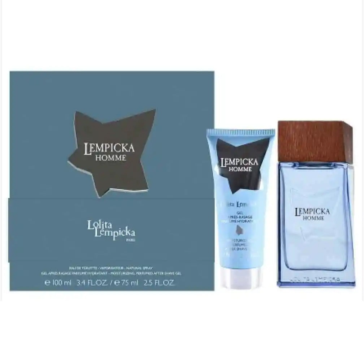 Lolita Lempicka - Coffret homme Eau de Toilette 100ml + Gel Après Rasage 75ml