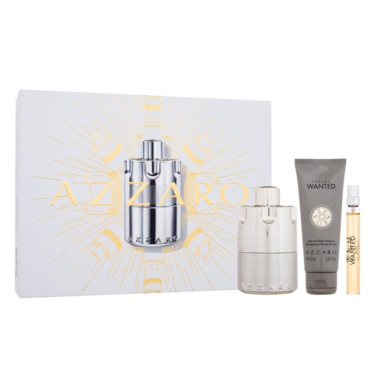 Azzaro - Wanted EDP 100ml + Edp 10ml + Gel Douche 75ml