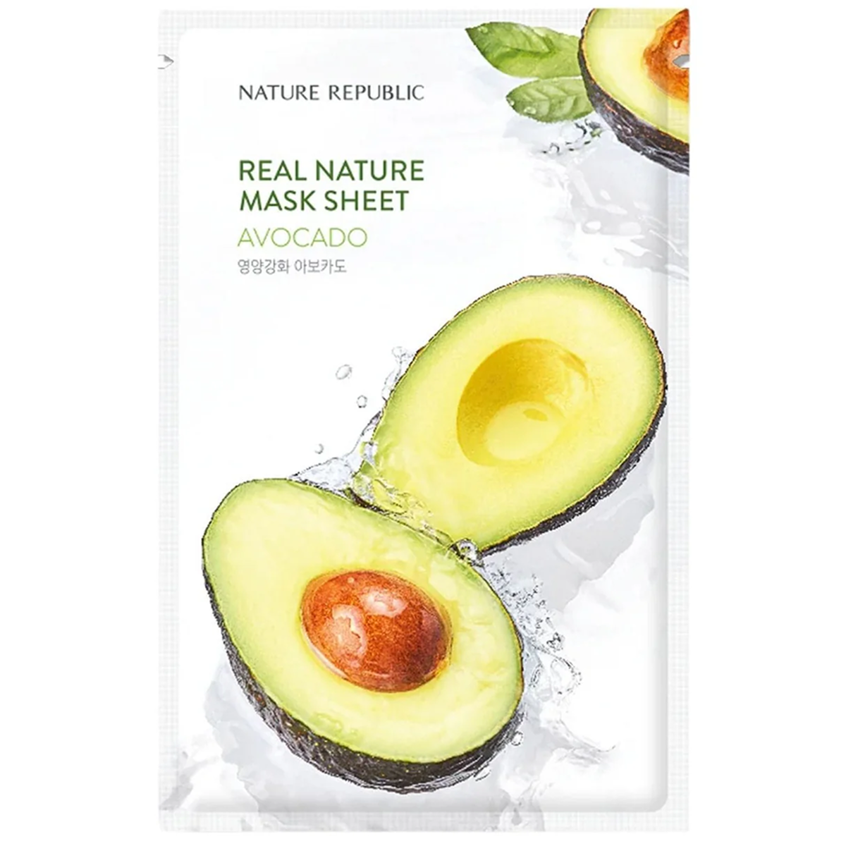Nature Republic - REAL NATURE SHEET MASK AVOCADO
