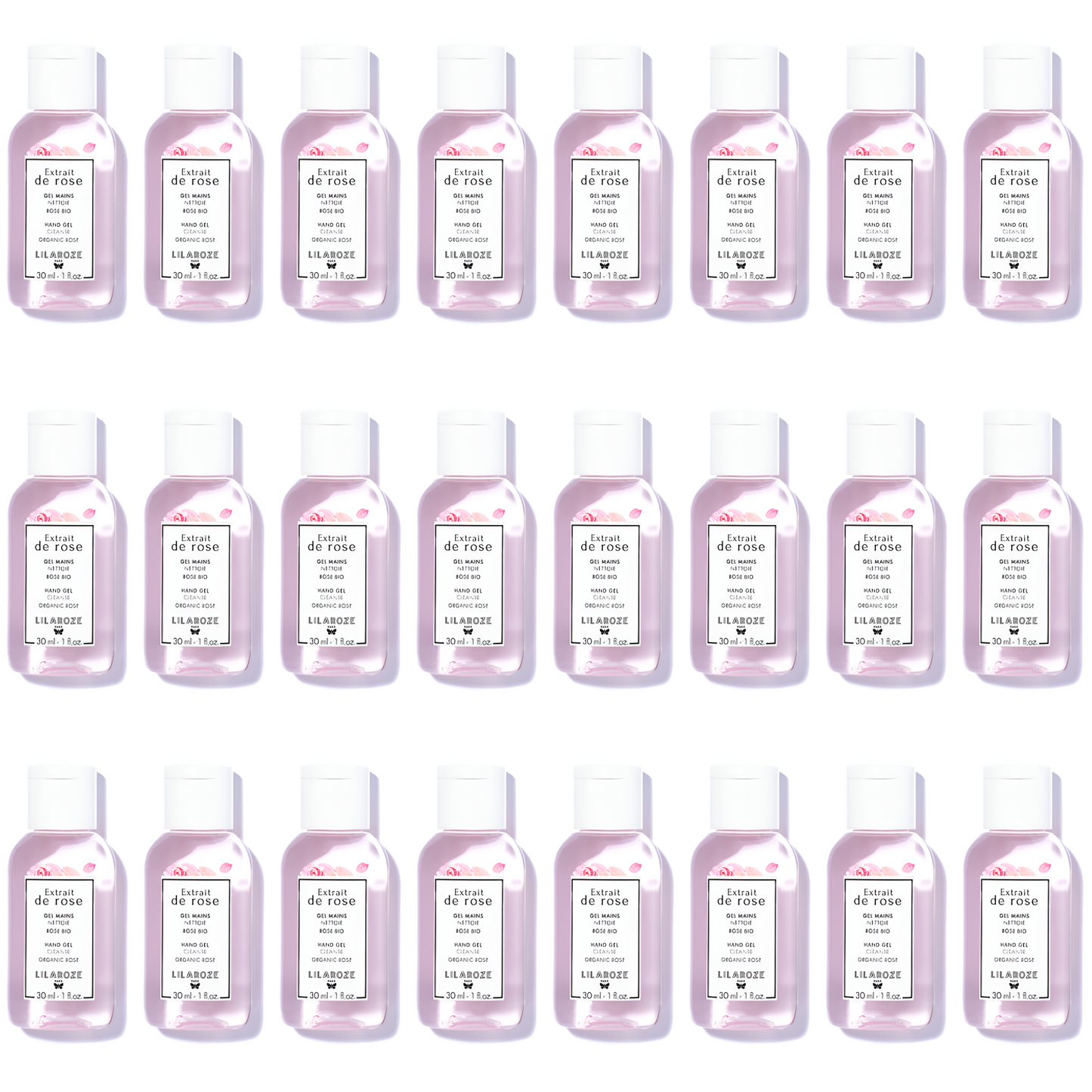 Lilaroze Paris - Gel Mains Nettoyant Extrait de Rose