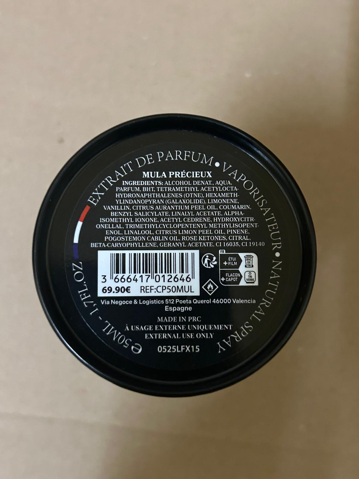 Collection Privée- Mula Précieux - Extrait de Parfum