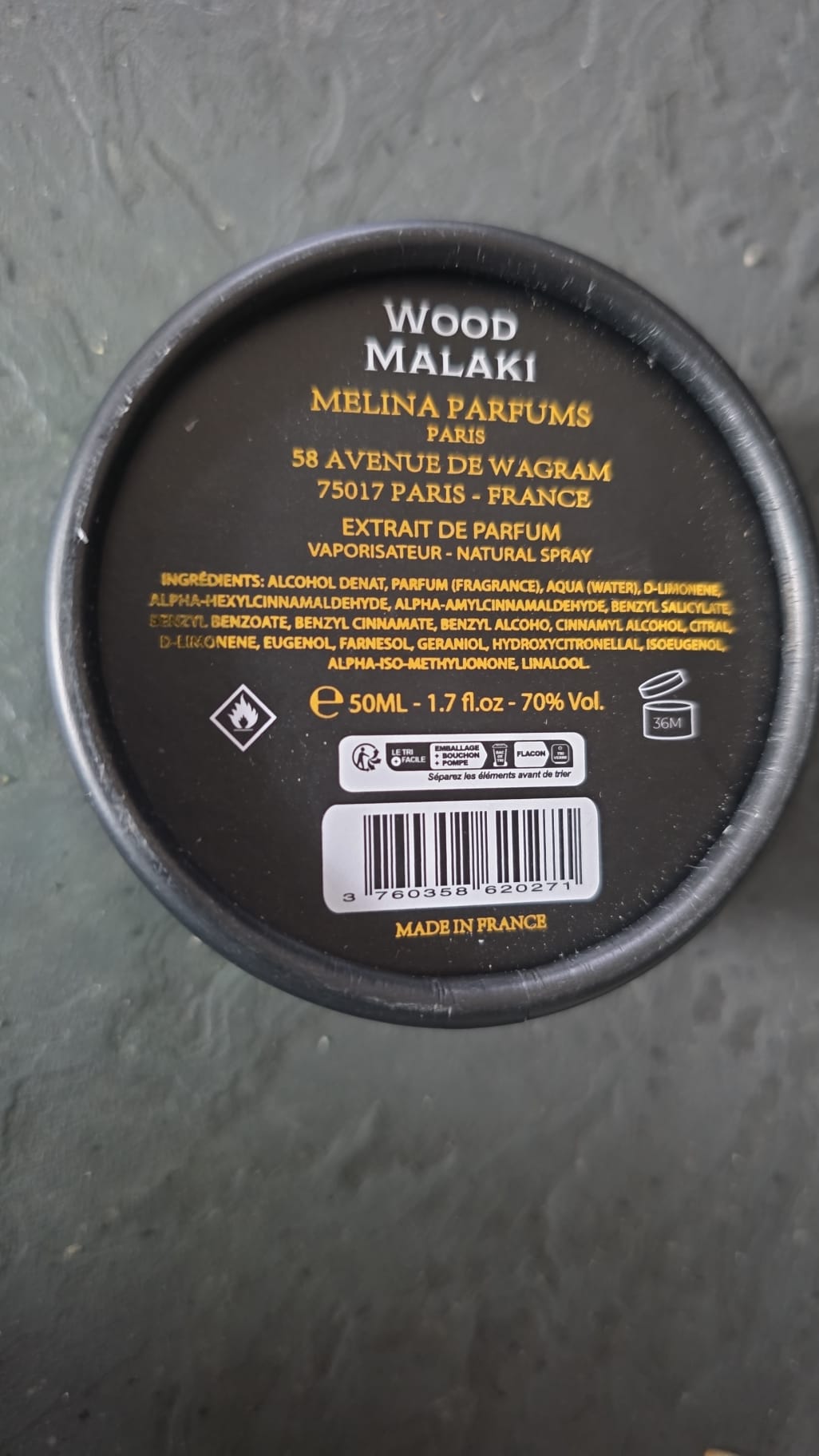 Melina Parfums - Wood Malaki - Extrait de Parfum Mixte