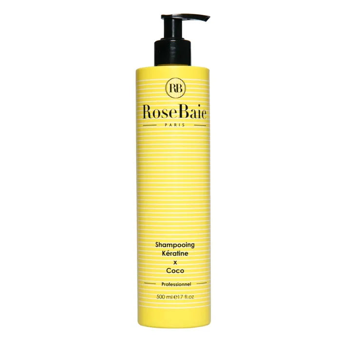 Soin des cheveux HuiledeCocoetKératine de la marque RoseBaie mixte