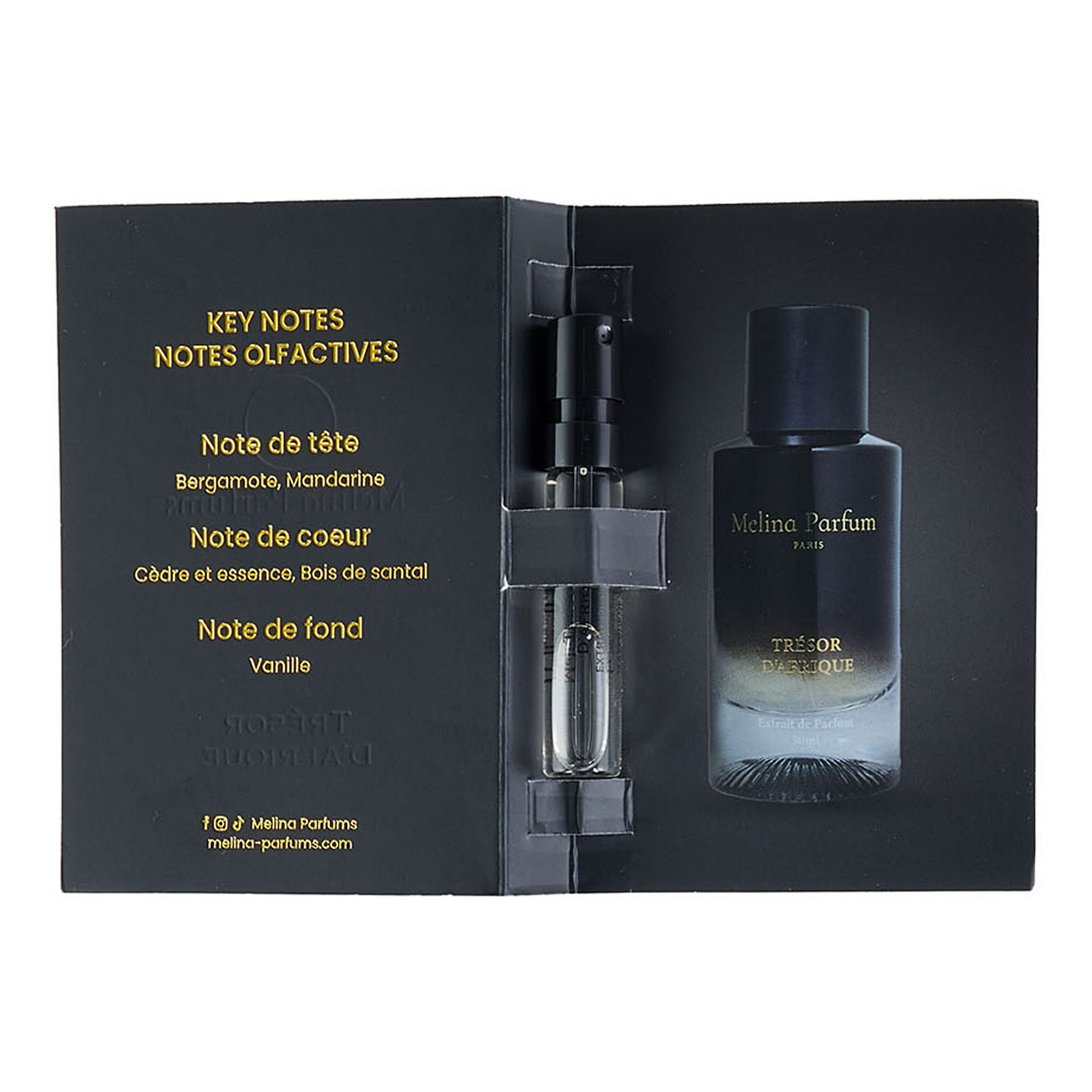 Melina Parfums - Trésor D'afrique - Extrait de Parfum pour homme
