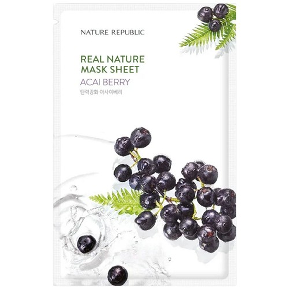 Nature Republic - Real Nature Sheet - Mask Acai Berry
