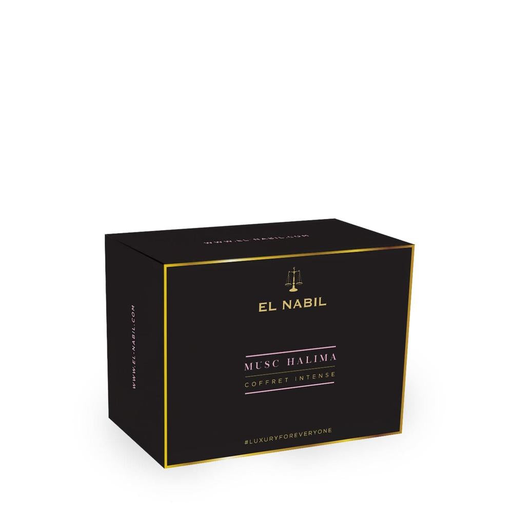 El Nabil - Coffret Prestige Musc Halima Spray 65ml + 12ml Parfum + 5ml Roll On Extrait de Parfum