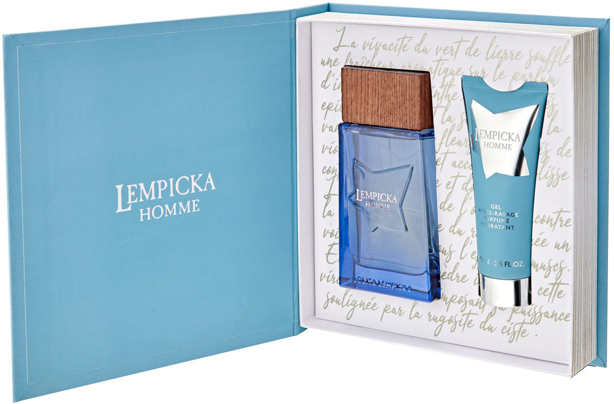 Kits de cosmétiques Coffret homme Eau de Toilette + Gel Après Rasage 75ml de la marque Lolita Lempicka pour homme 100ml