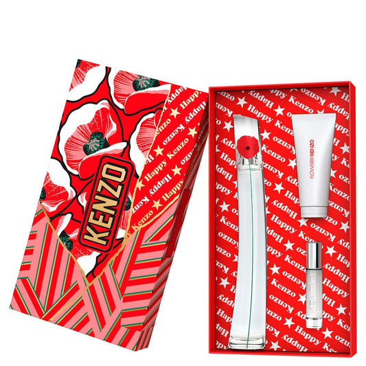 Kenzo - Coffret Flowers Eau de Parfum 100ml + Lait de Corps 75ml + EDP 10ml