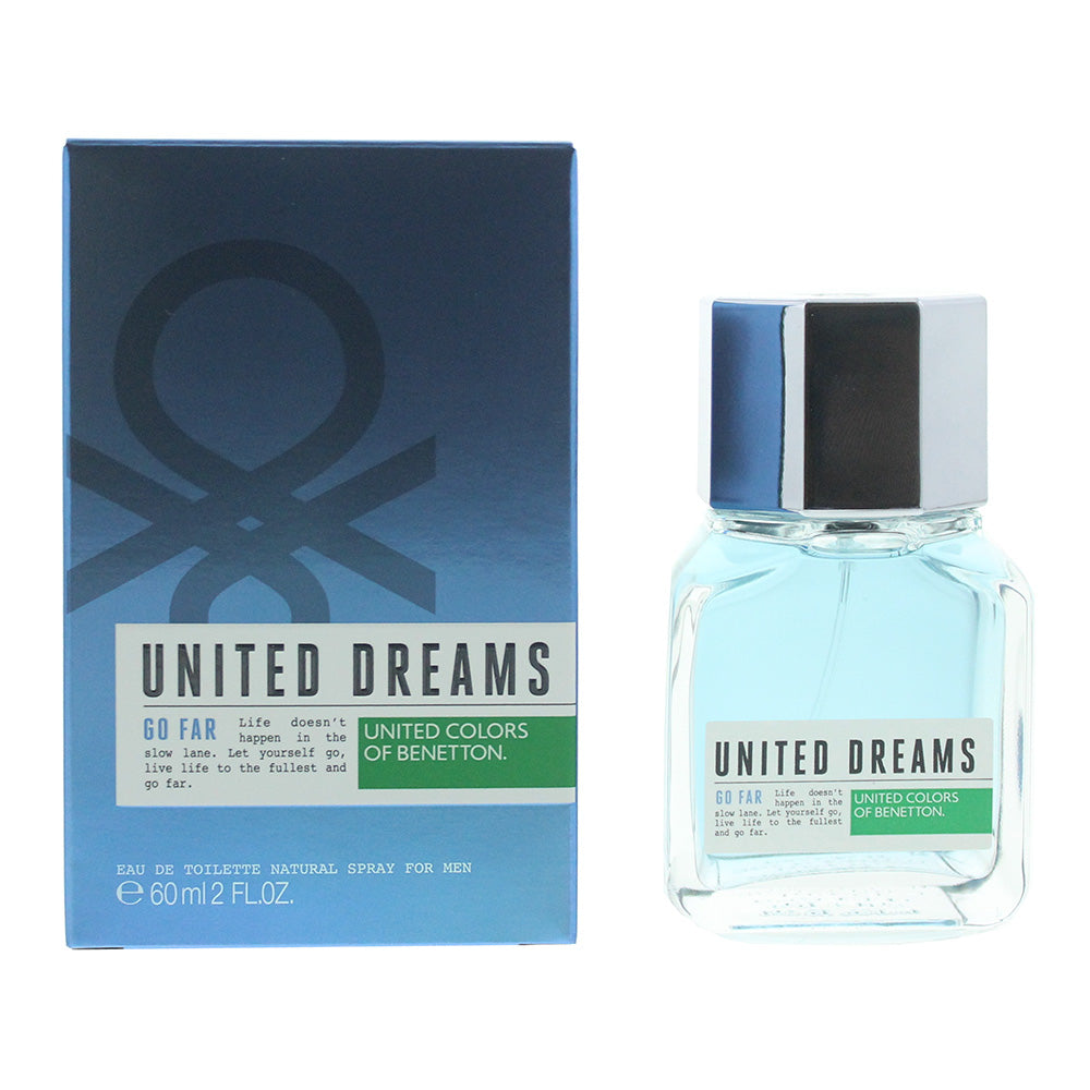 Parfums United Dreams Go Far de la marque Benetton pour homme 60 ml