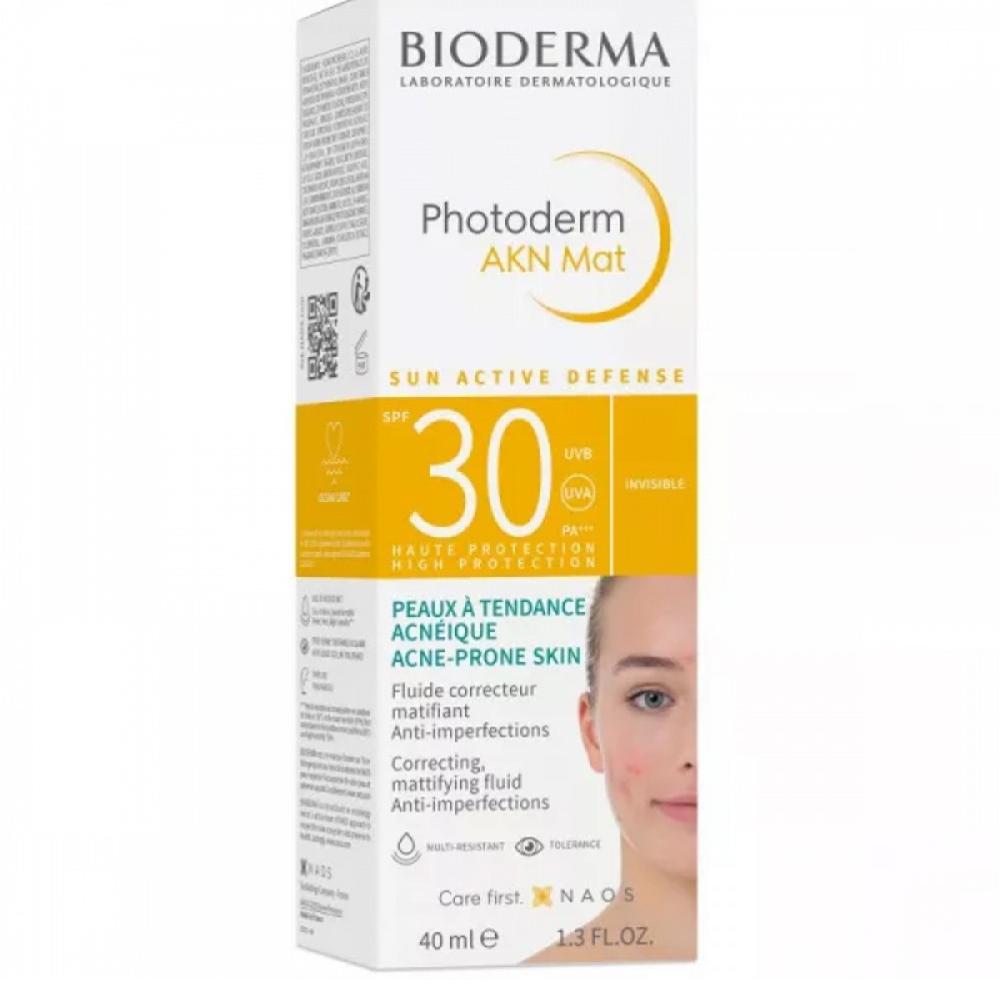 Bioderma - Photoderm AKN Mat - SPF 30 Fluide Correcteur Matifiant