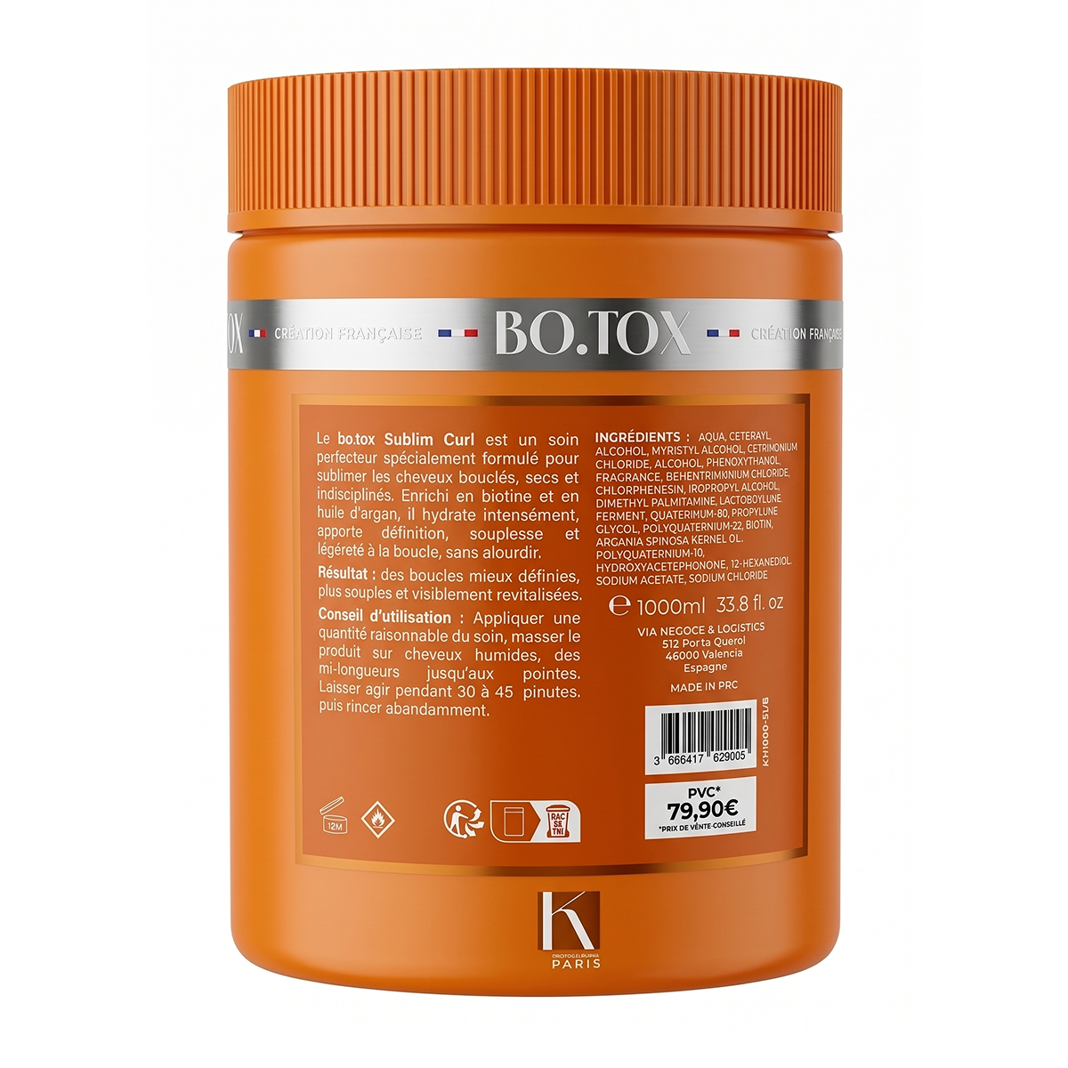 Kaïloa - Sublim Curl - Botox Capillaire