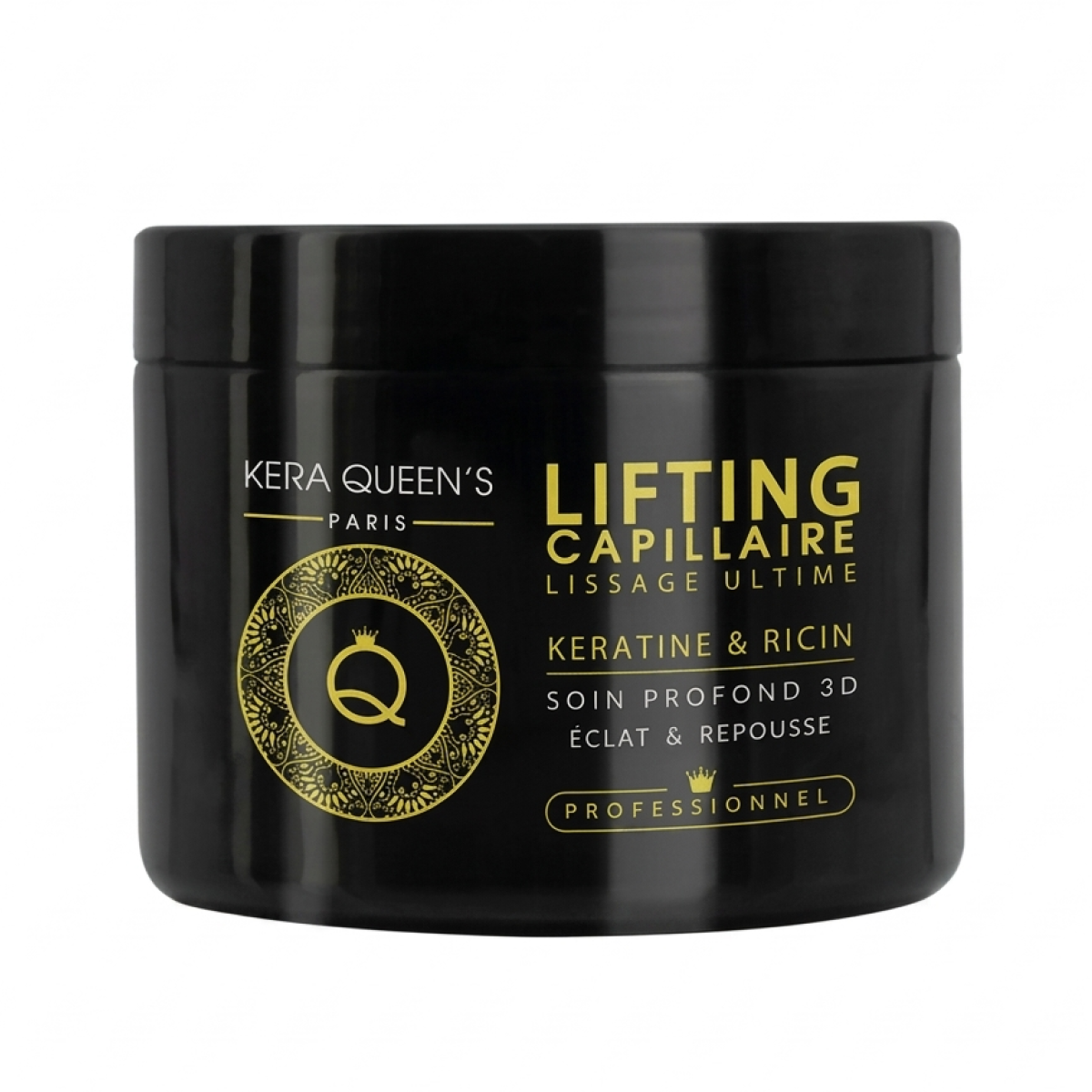 Kera Queen's - Kératine & Ricin - Lifting capillaire soing profond 3D