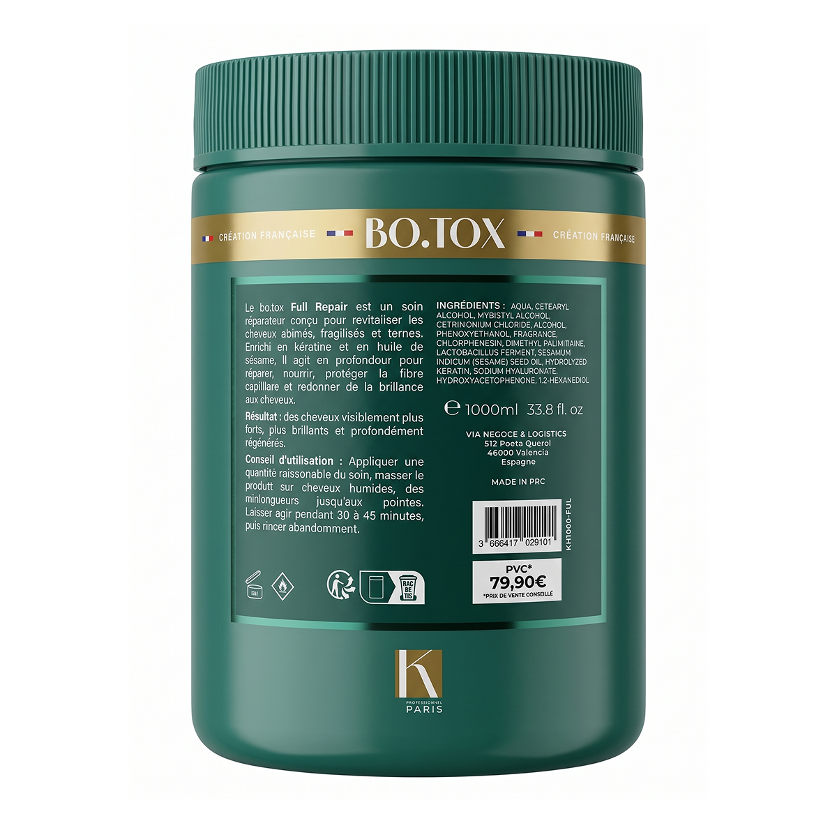 Kaïloa - Full Repair - Botox Capillaire