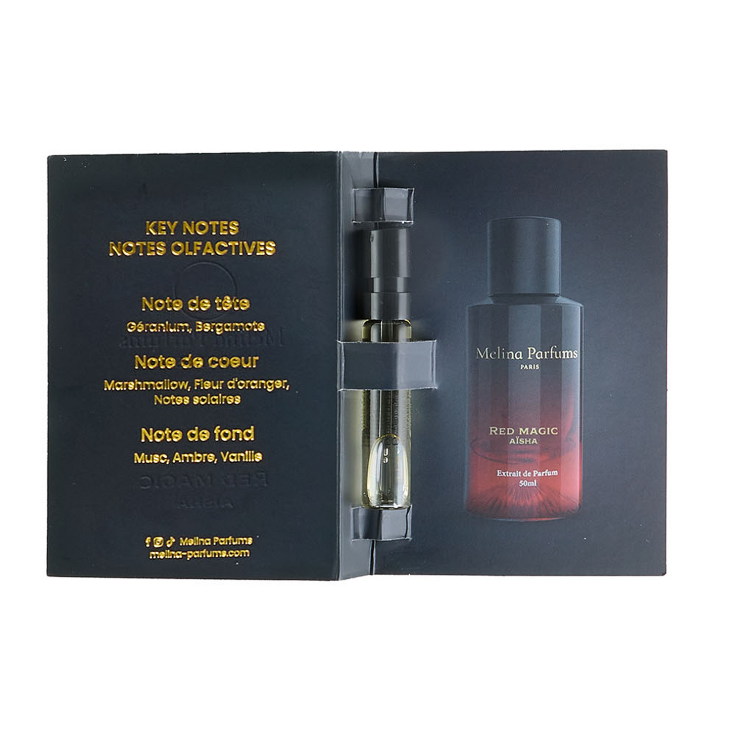 Melina Parfums - Red Magic Aïcha - Extrait de Parfum Mixte