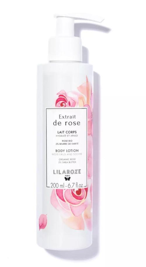 Lilaroze Paris -  Lait Corps Extrait de Rose Hydrate et Apaise beurre de karité