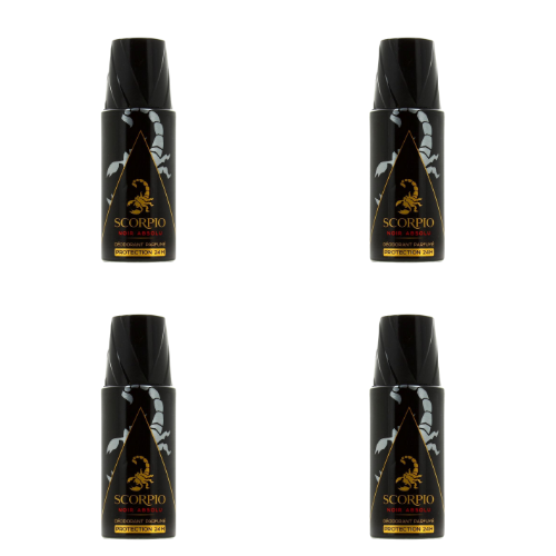 Scorpio - Noir Absolu - Deodorant pour homme